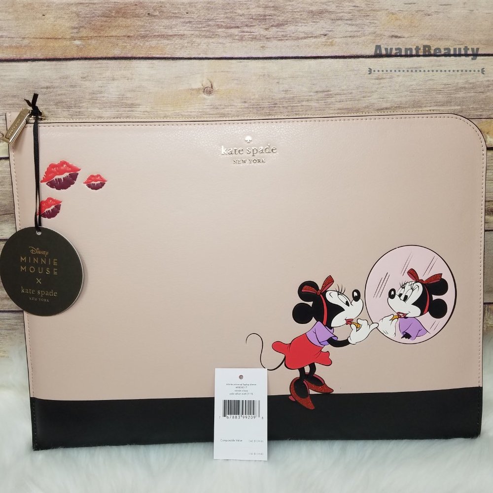Kate Spade Minnie Mouse Beige Black Laptop Case - Picture 9 of 10